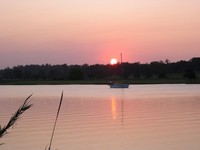 Yacht on Clarence River - Click for a Larger View